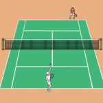 糸島市テニス協会主催のテニススクール
